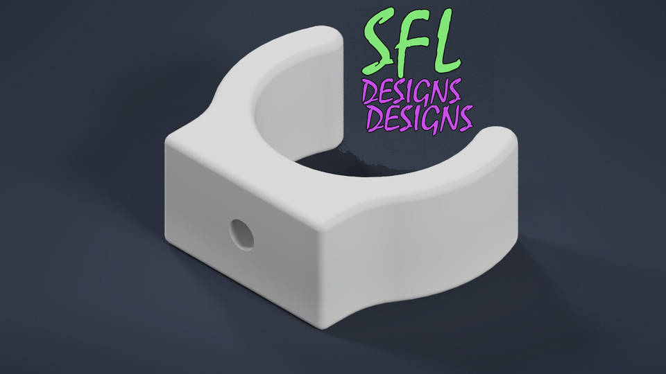 Flush Mount Pipe Clip