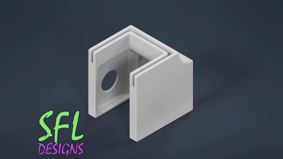Permatrack Inside Corner Bracket - Bottom & Side Pixel Mount