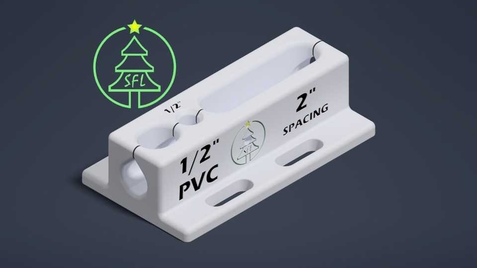 PVC Pixel Drilling Jig