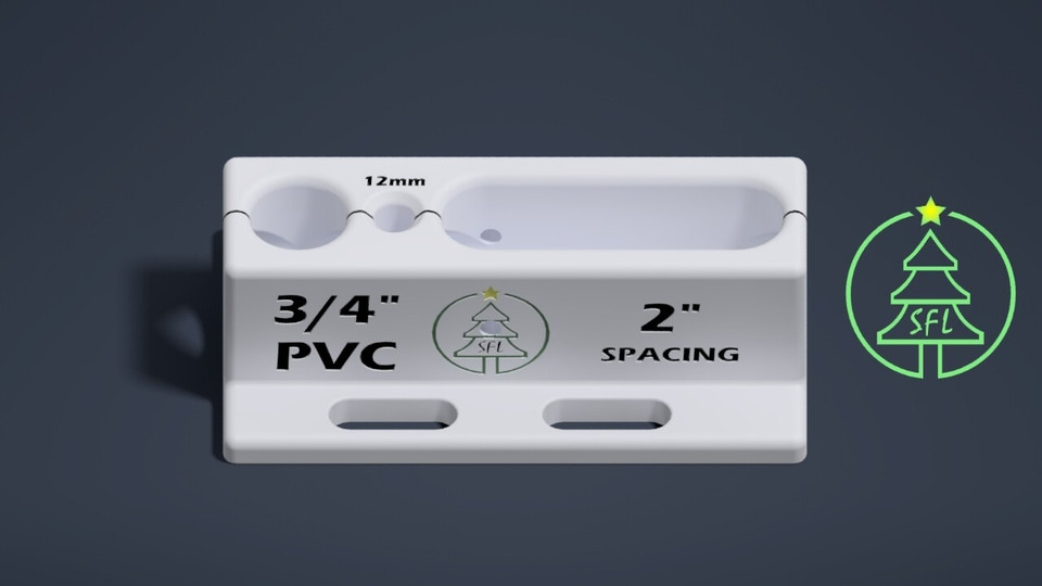 PVC Pixel Drilling Jig
