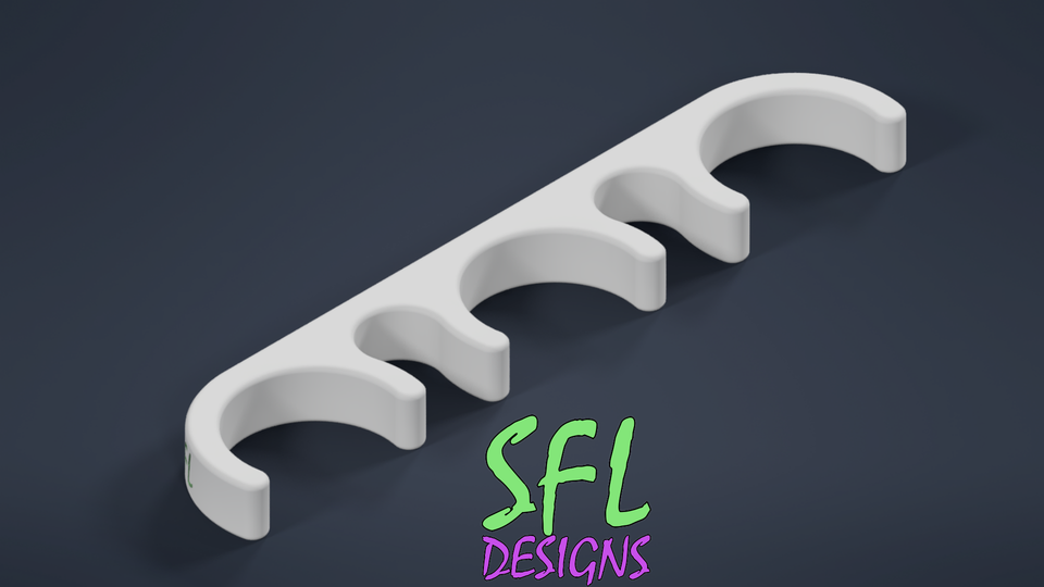 STL File - SFL Ultimate Arch Base Back Brace 1" PEX