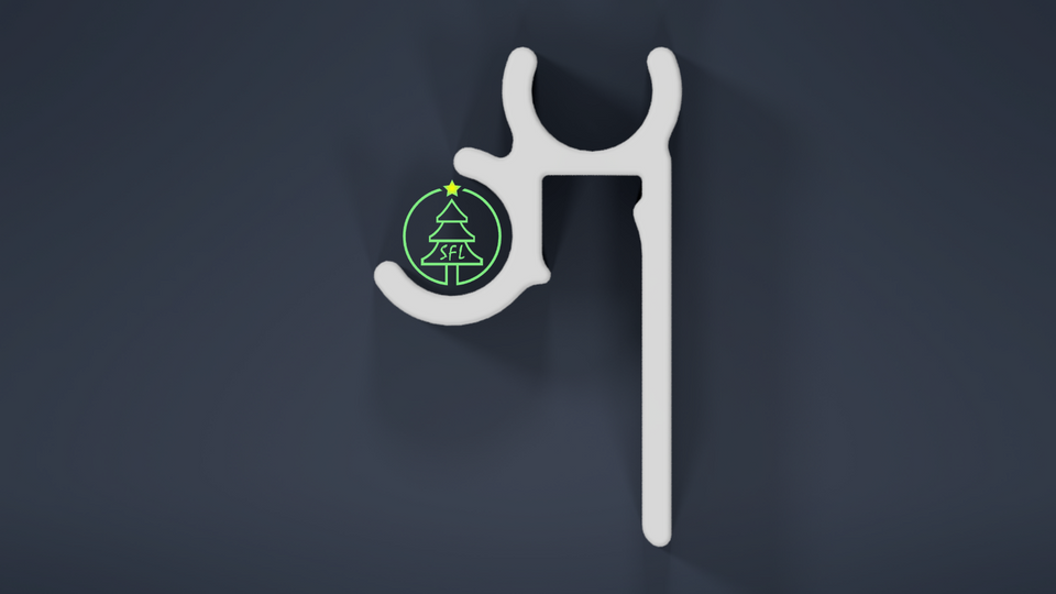 STL File - 1/2" PEX Slip Fit Gutter Clip