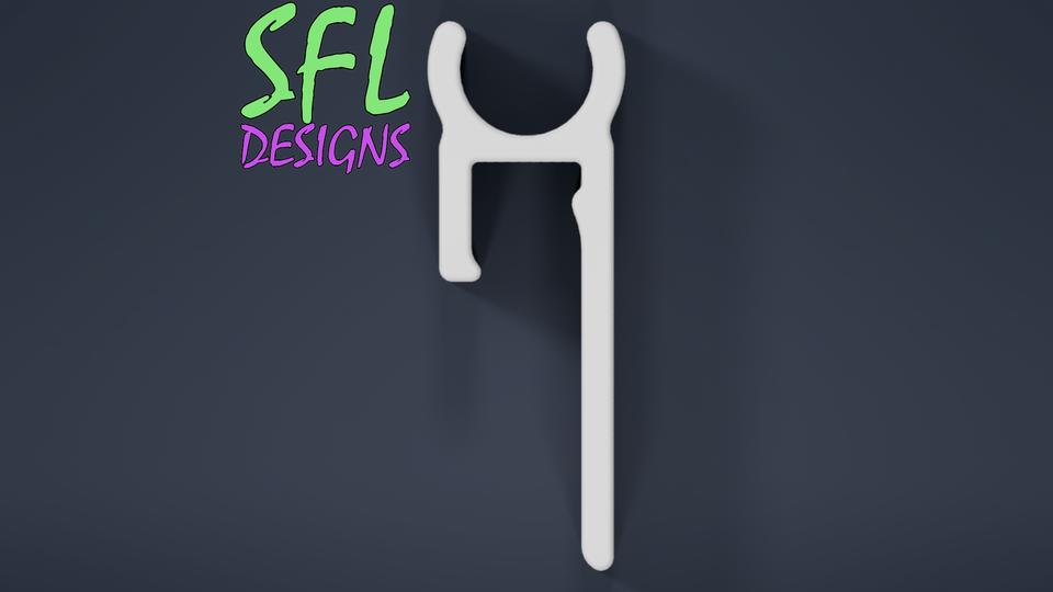 STL File - 3/4" PEX Slip Fit Gutter Clip