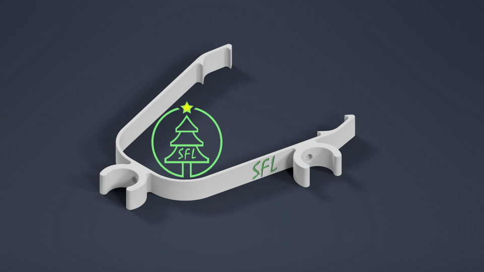 STL File - 1/2" EMT Roof Peak Bracket