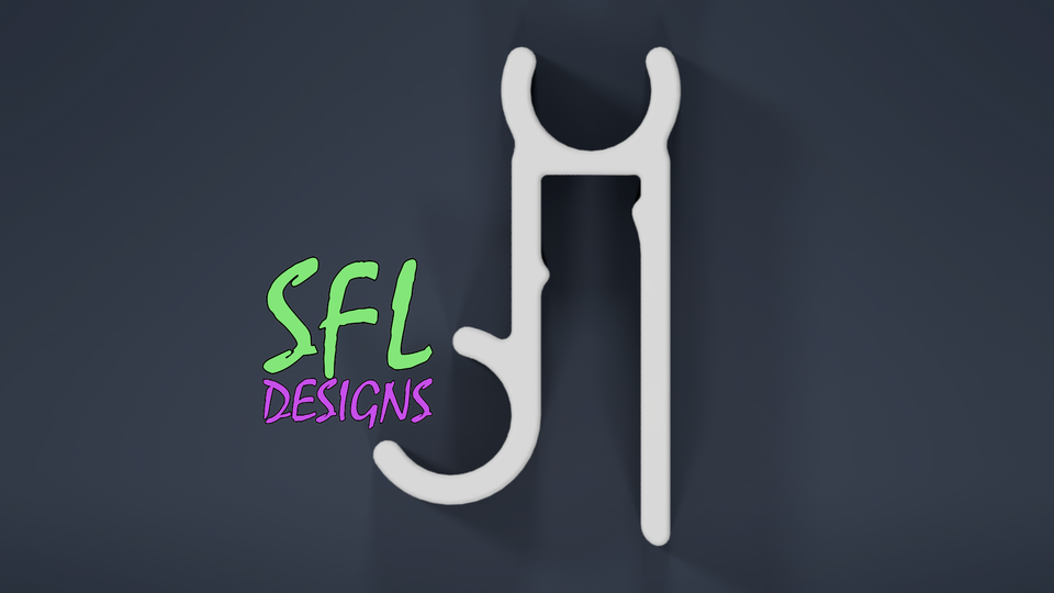 STL File - 3/4" EMT Slip Fit Gutter Clip