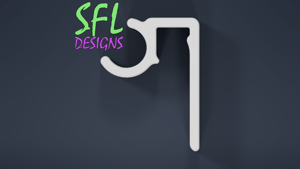 STL File - 3/4" EMT Slip Fit Gutter Clip