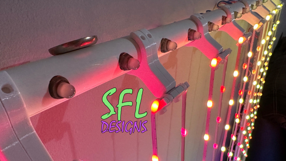 STL File - 3/4" EMT Seed Pixel Pipe Matrix