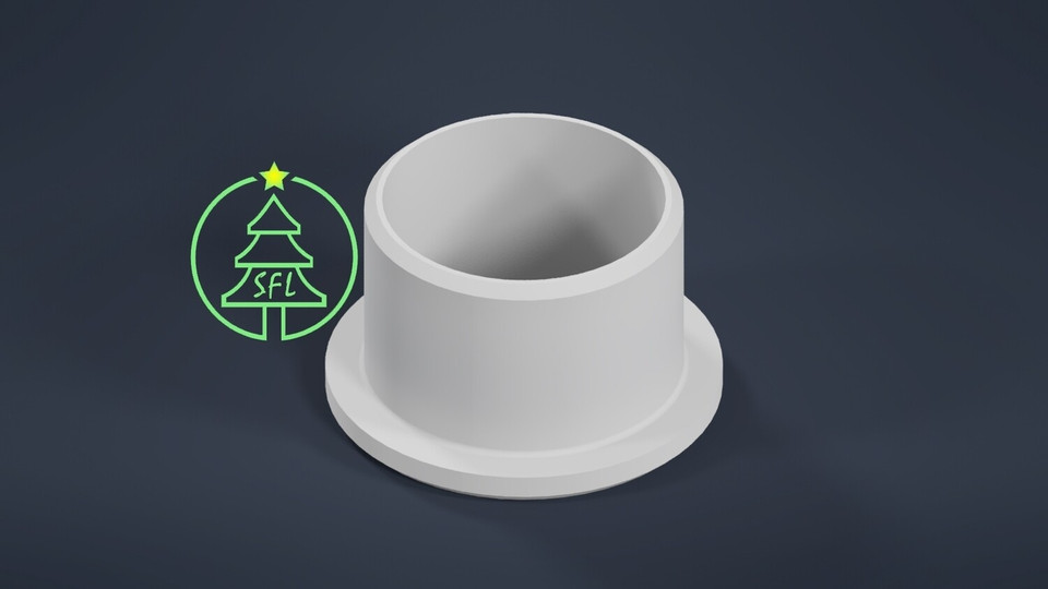 STL File - 3/4" PVC to 3/4" EMT Bushing