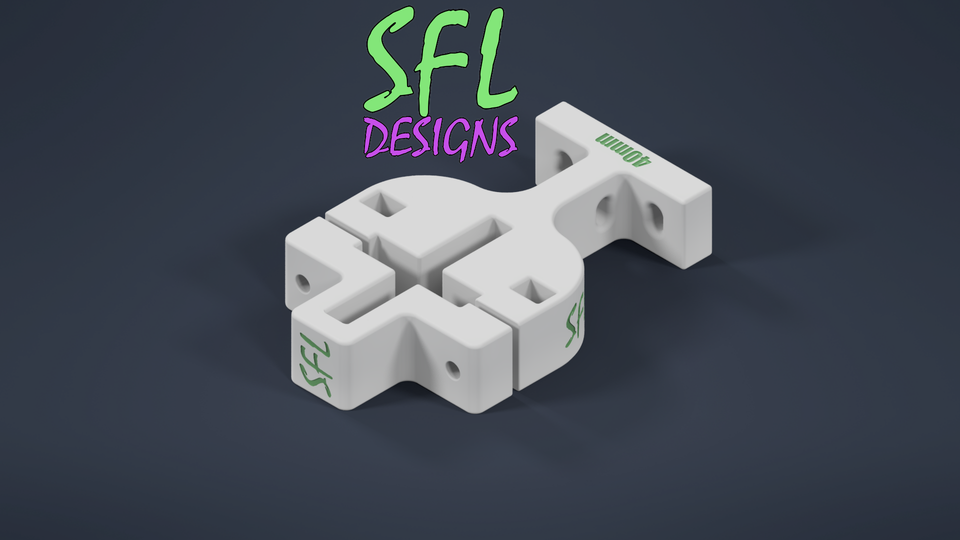 STL File - 3/4" EMT Pipe (Open) to Vinyl Siding Bracket