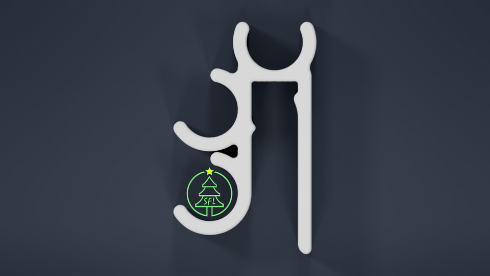 STL File - 25mm PVC Slip Fit Gutter Clip