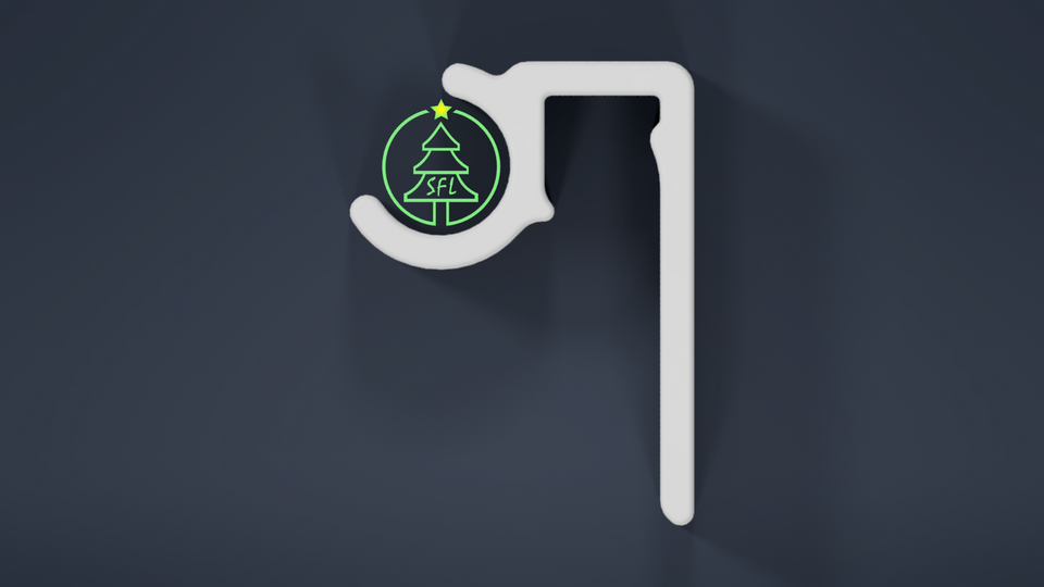 STL File - 25mm PVC Slip Fit Gutter Clip