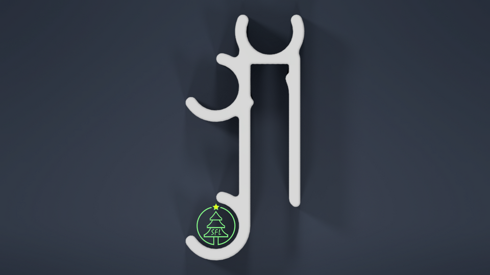 STL File - 20mm PVC Slip Fit Gutter Clip