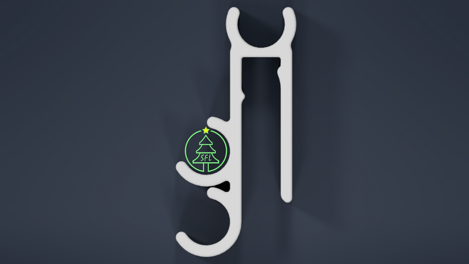 STL File - 20mm PVC Slip Fit Gutter Clip