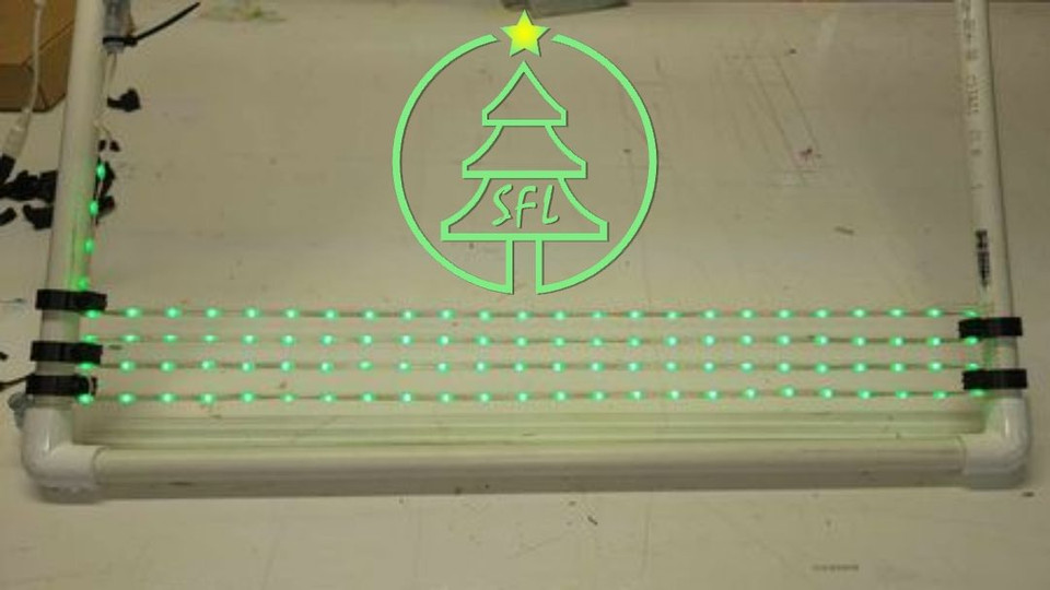 STL File - 20mm PVC Seed Pixel Pipe Matrix For 1" Seed Spacing