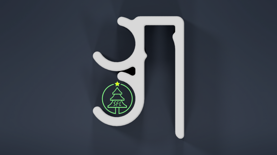 STL File - 3/4" PVC Slip Fit Gutter Clip