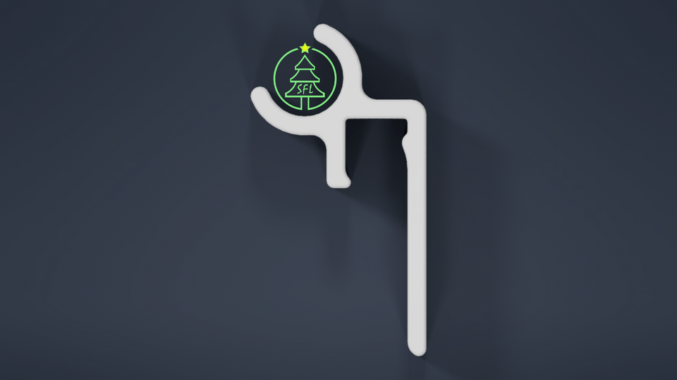 STL File - 3/4" PVC Slip Fit Gutter Clip