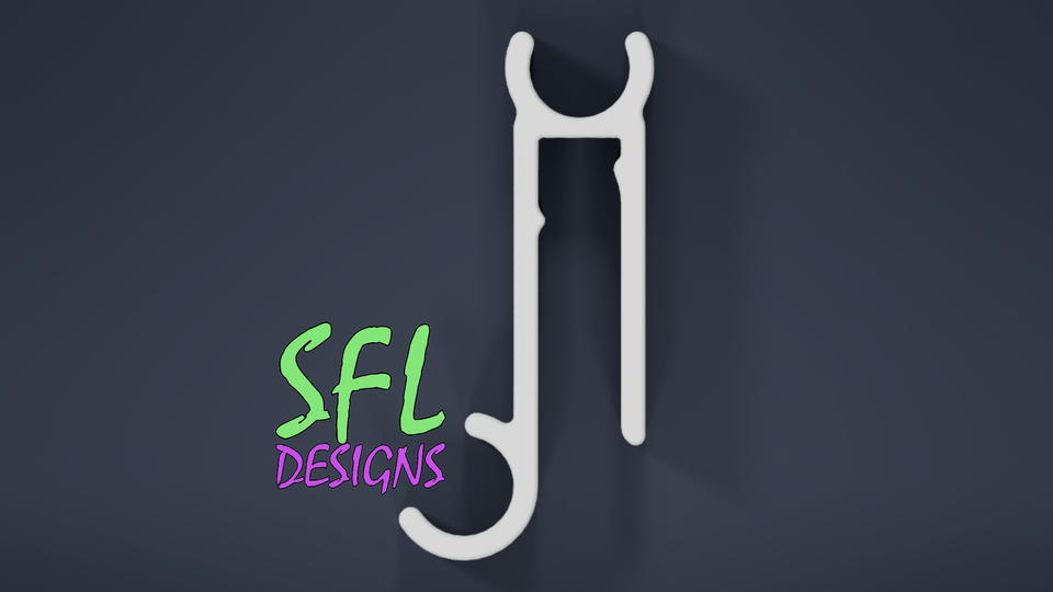 STL File - 3/4" PVC Slip Fit Gutter Clip