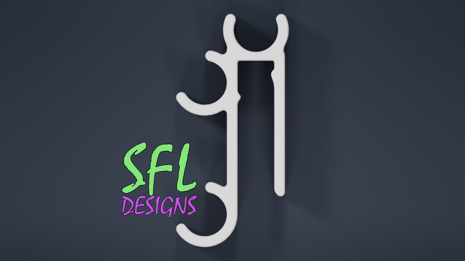 STL File - 3/4" PVC Slip Fit Gutter Clip