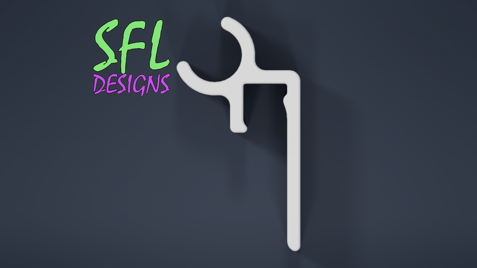 STL File - 3/4" PVC Slip Fit Gutter Clip
