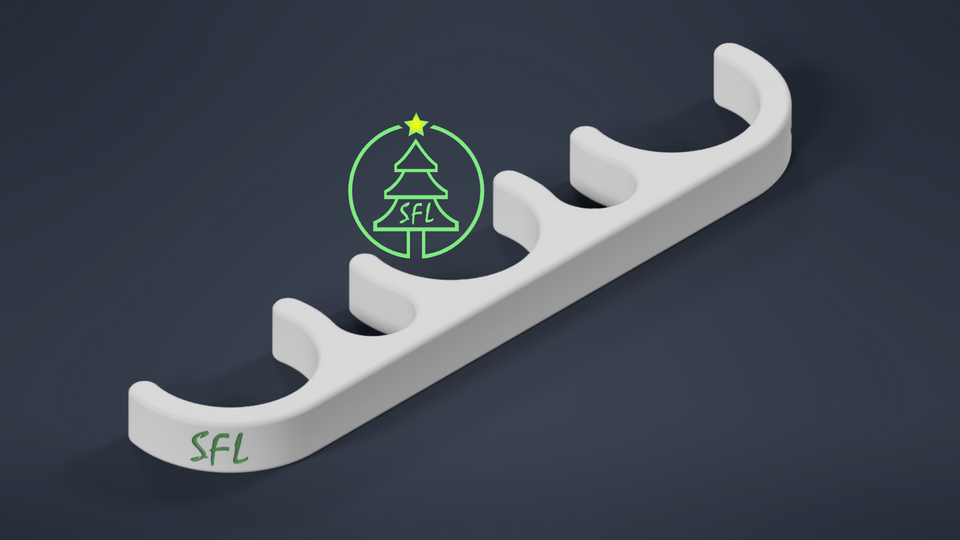 STL File - SFL Ultimate Arch Base Back Brace 3/4" PVC