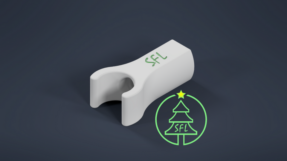 STL File - 3/4" PVC Pipe Standoff