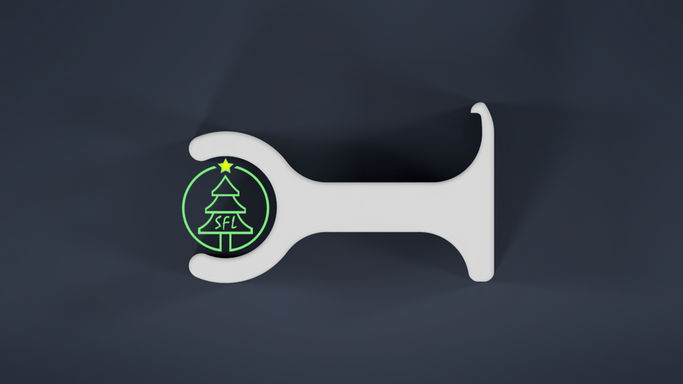 STL File - 3/4" PVC Pipe (Open) to Vinyl Siding Bracket