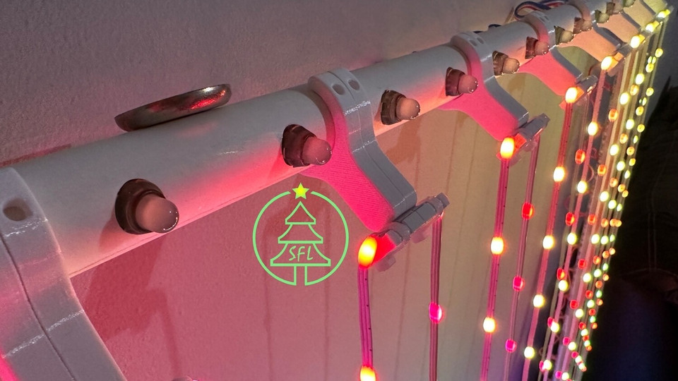 STL File - 1/2" PVC Seed Pixel Pipe Matrix