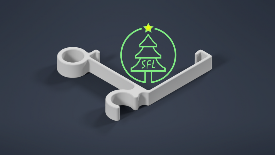 STL File - 1/2" PVC Vinyl Siding Corner Bracket