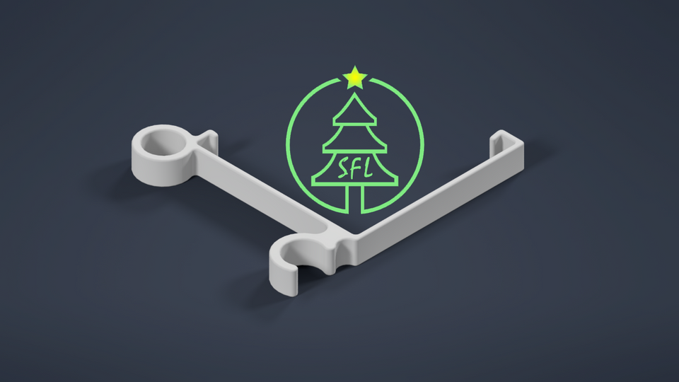 STL File - 1/2" PVC Vinyl Siding Corner Bracket