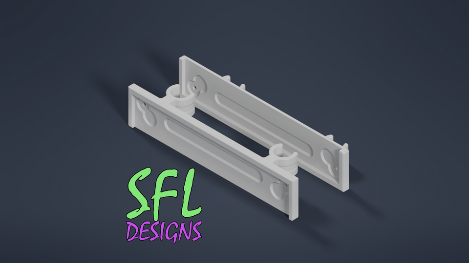 STL File - Budbox NBF-32022 Mount Dual 1/2" PVC