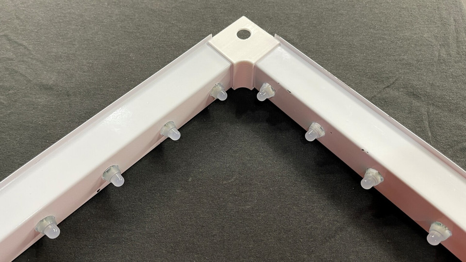 STL File - Permatrack Inside Corner Bracket 7:12 - Bottom & Side Pixel  Mount