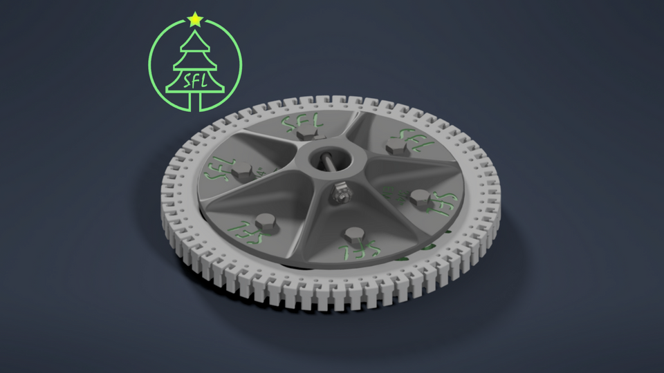 STL File - 8" Seed Pixel Topper - 3/4" EMT Mounting Base