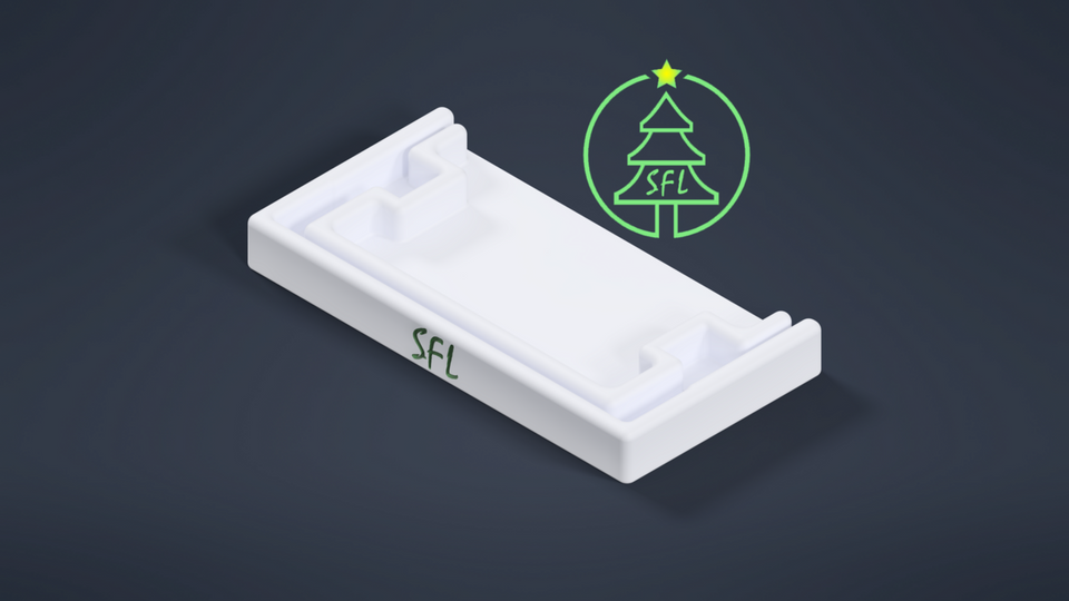 STL File - Painted Puck Track Blank End Cap