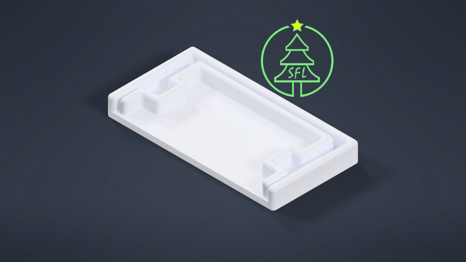 STL File - Painted Puck Track Blank End Cap