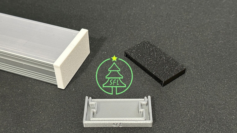 STL File - Painted Puck Track Blank End Cap