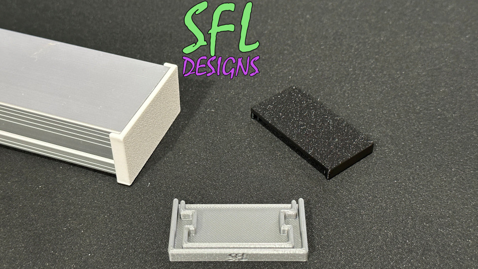 STL File - Painted Puck Track Blank End Cap