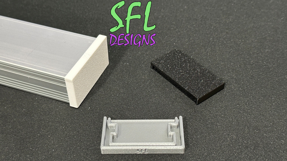 STL File - Painted Puck Track Blank End Cap
