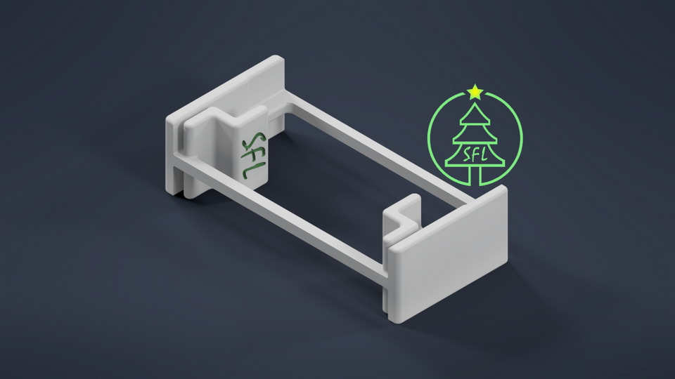 STL File - NON Painted Puck Track Middle Joiner