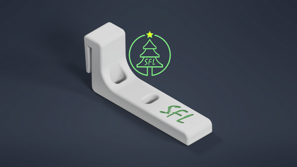 STL File - Icicle Soffit Trim Clip