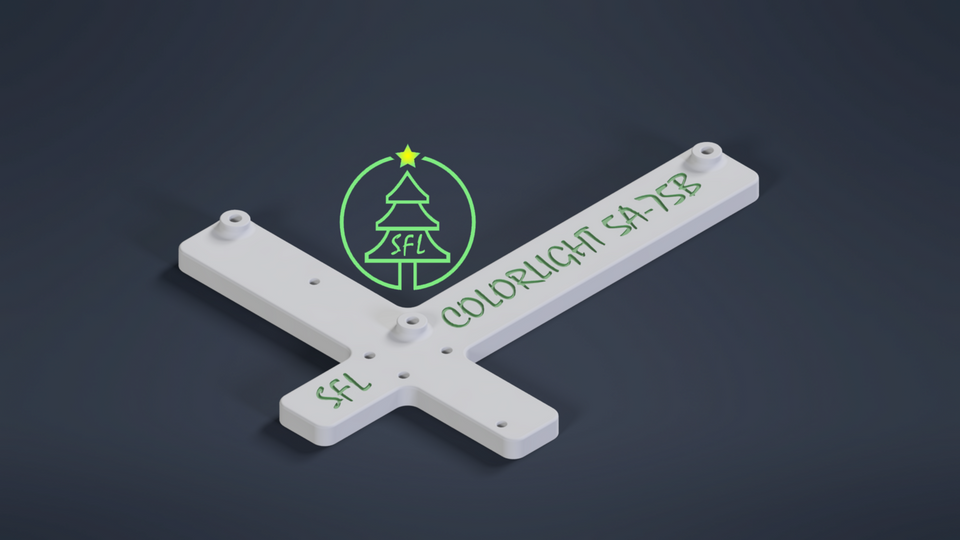 STL File - Indoor P5 Panel Quad Joiner with Colorlight 5A-75B