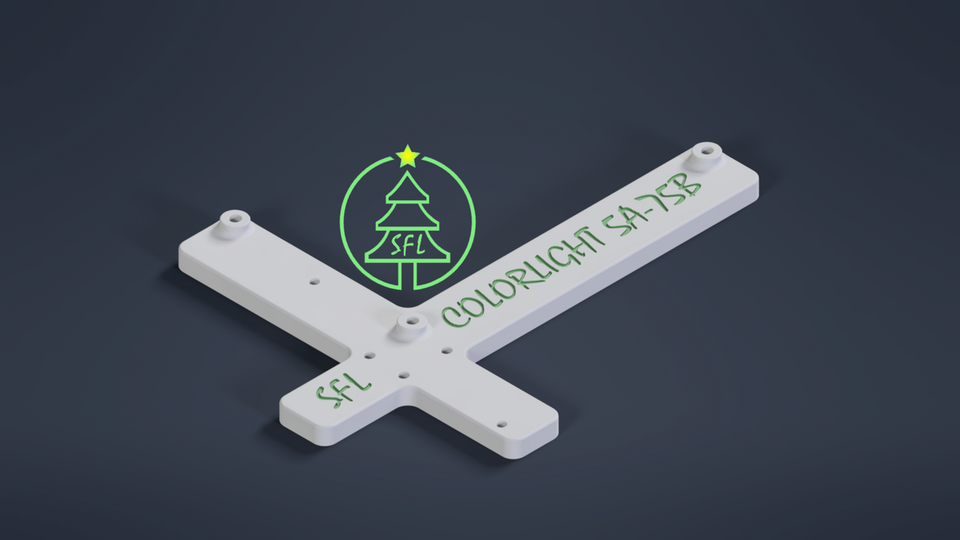 STL File - Indoor P5 Panel Quad Joiner with Colorlight 5A-75B