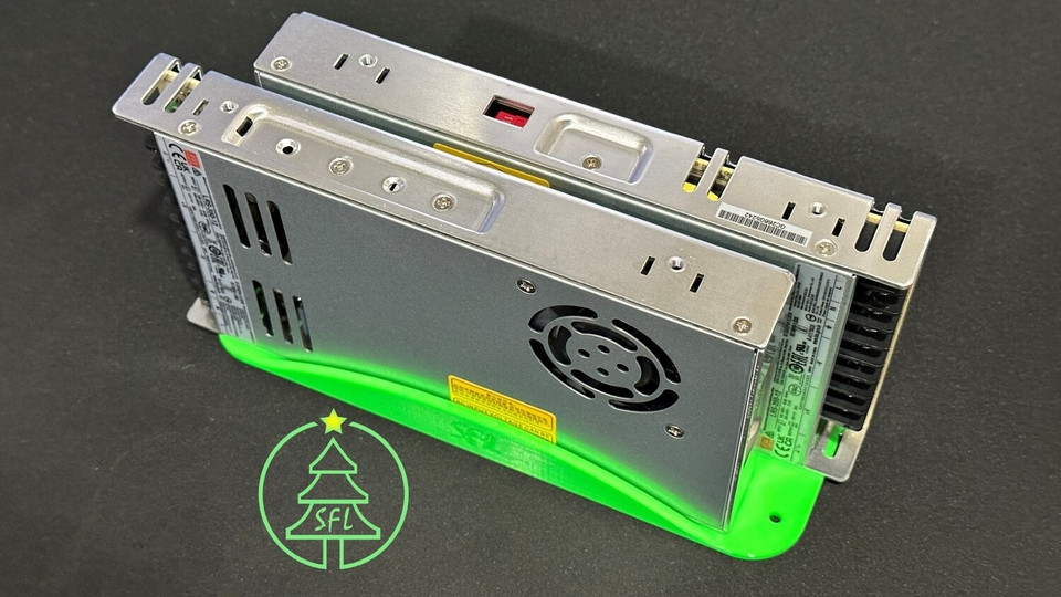 STL File - Single Vertical Power Supply Mount