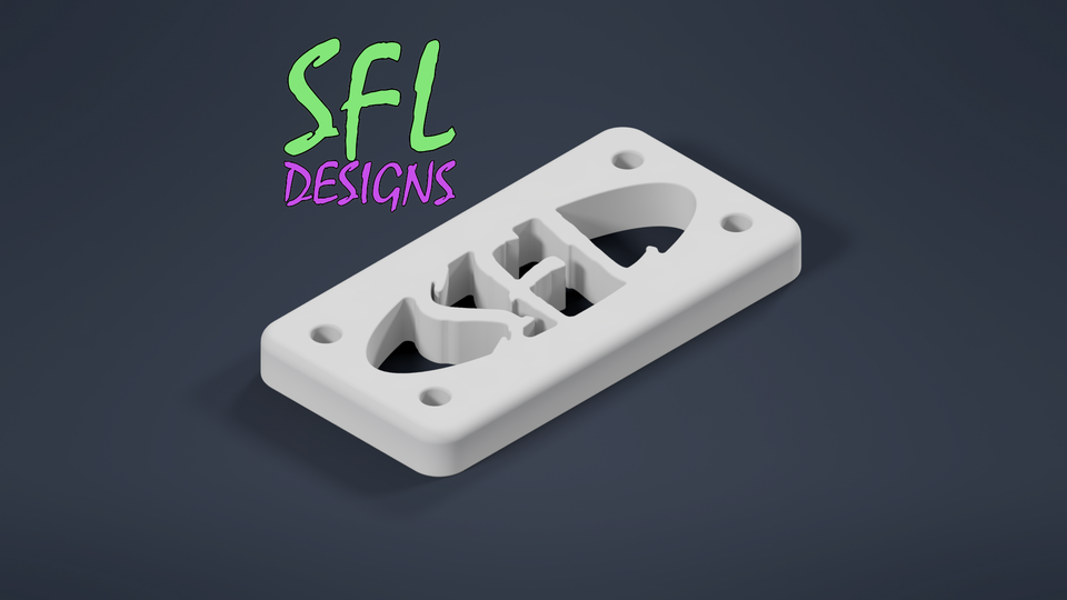 STL File - Outdoor P5 Dual Panel - 12 Hole