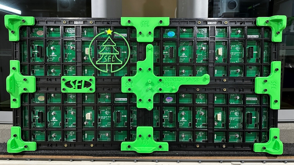 STL File - Outdoor P5 Dual Panel - 10 Hole