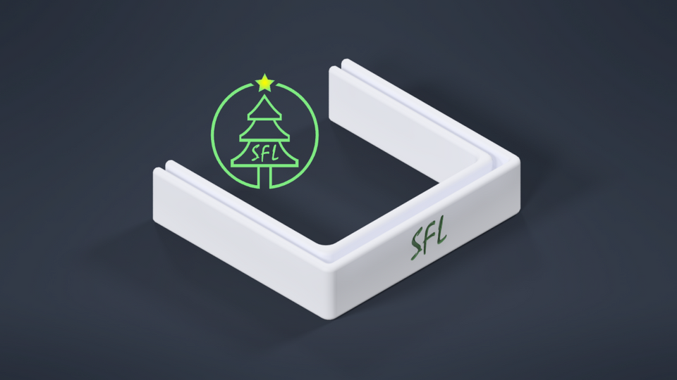 STL File - Bullet Track Middle Joiner