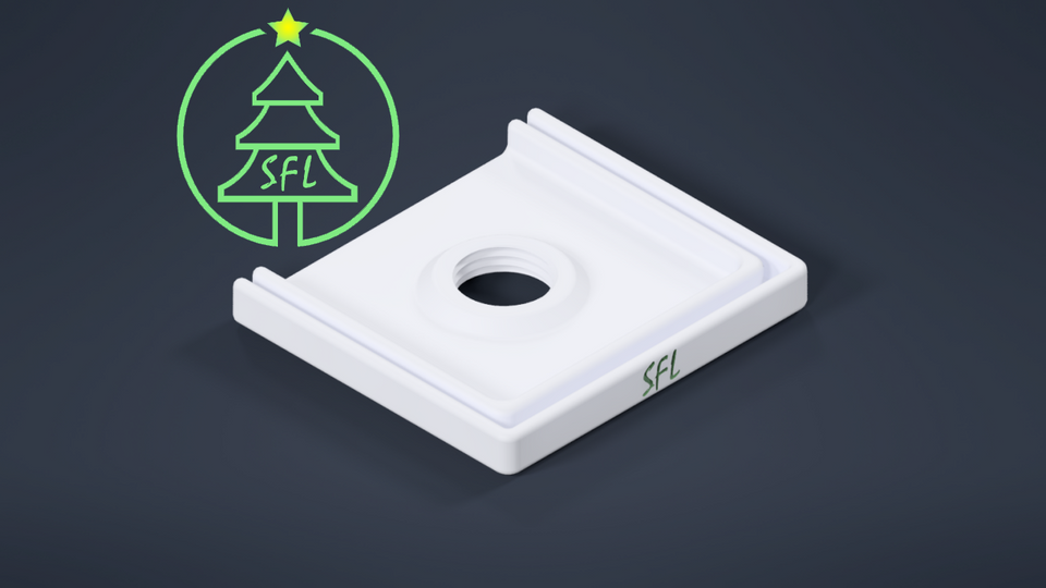 STL File - Bullet Track PG7 End Cap