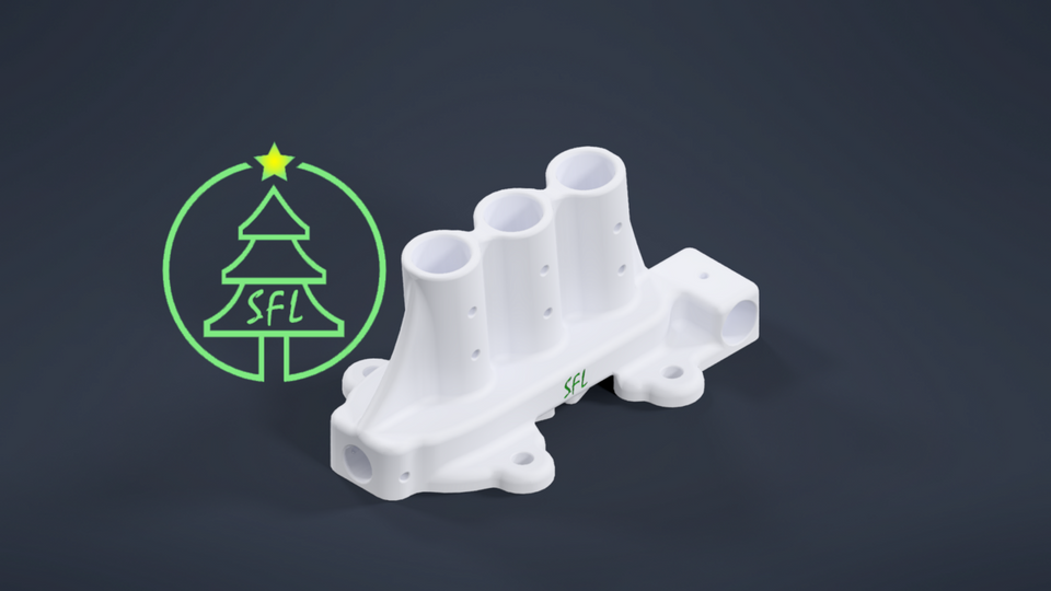 STL File - 3/4" PVC Triple SFL Ultimate Arch Base