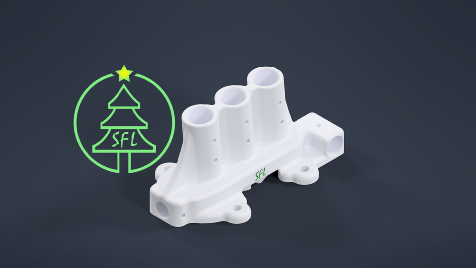 STL File - 3/4" PVC Triple SFL Ultimate Arch Base