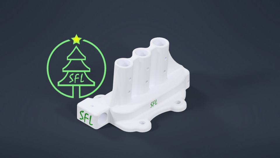 STL File - 1/2" PVC Triple SFL Ultimate Arch Base