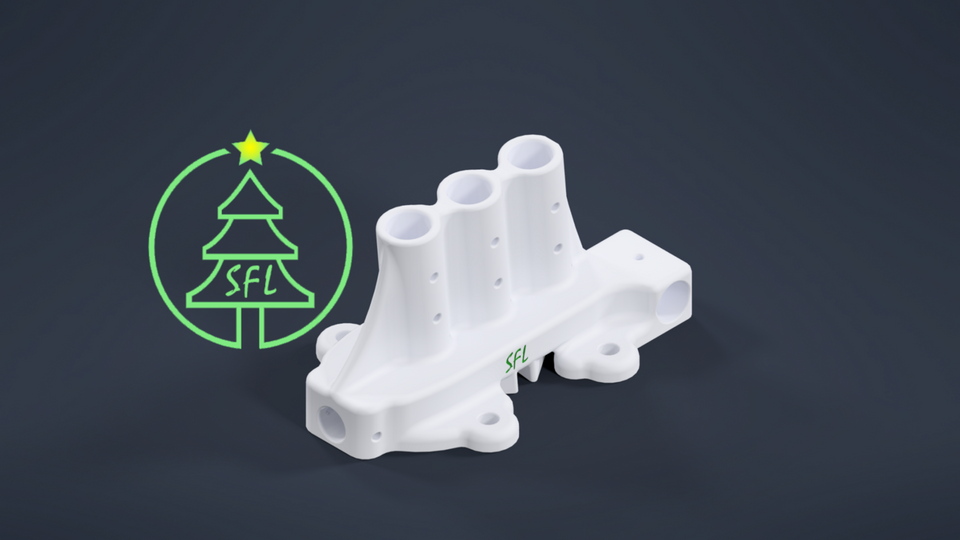 STL File - 1/2" PVC Triple SFL Ultimate Arch Base